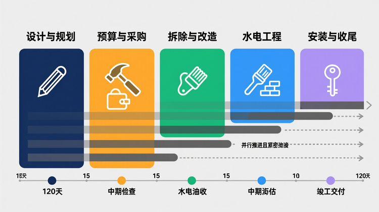 六大阶段高效衔接流程图